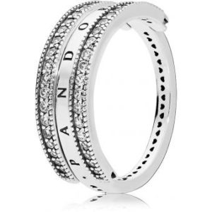 Bague Pandora cœurs rotatifs 89€