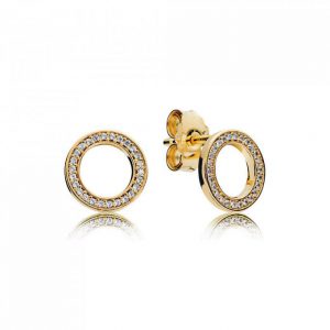 PANDORA Boucles d'oreilles Pandora 267112CZ - Boucles d'oreilles Pandora Pour Toujours Shine